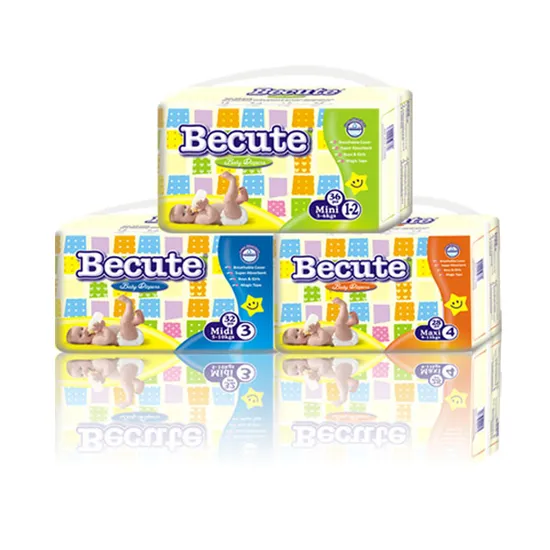 5가지 사이즈의 어린이용 일회용 아기 타월 기저귀, 아기 피부 관리에 최고!